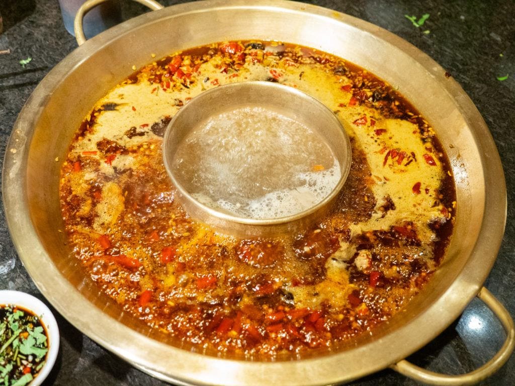 One of the best Szechuan hot pot restaurants in Chengdu