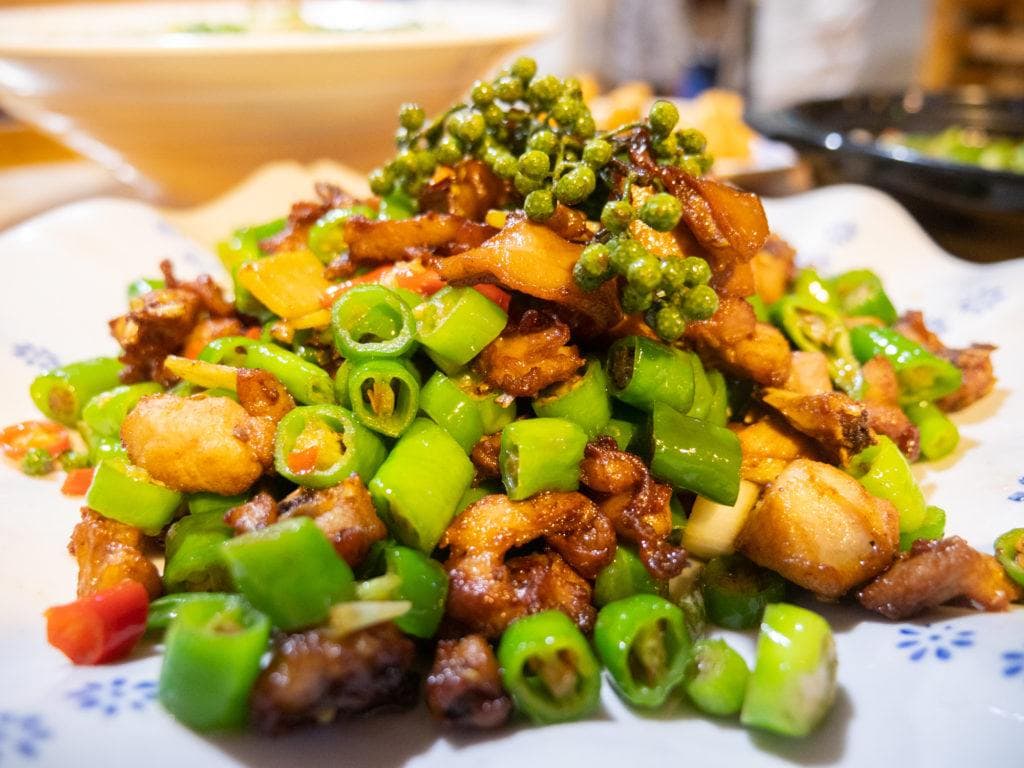 Mingting rabbit dish