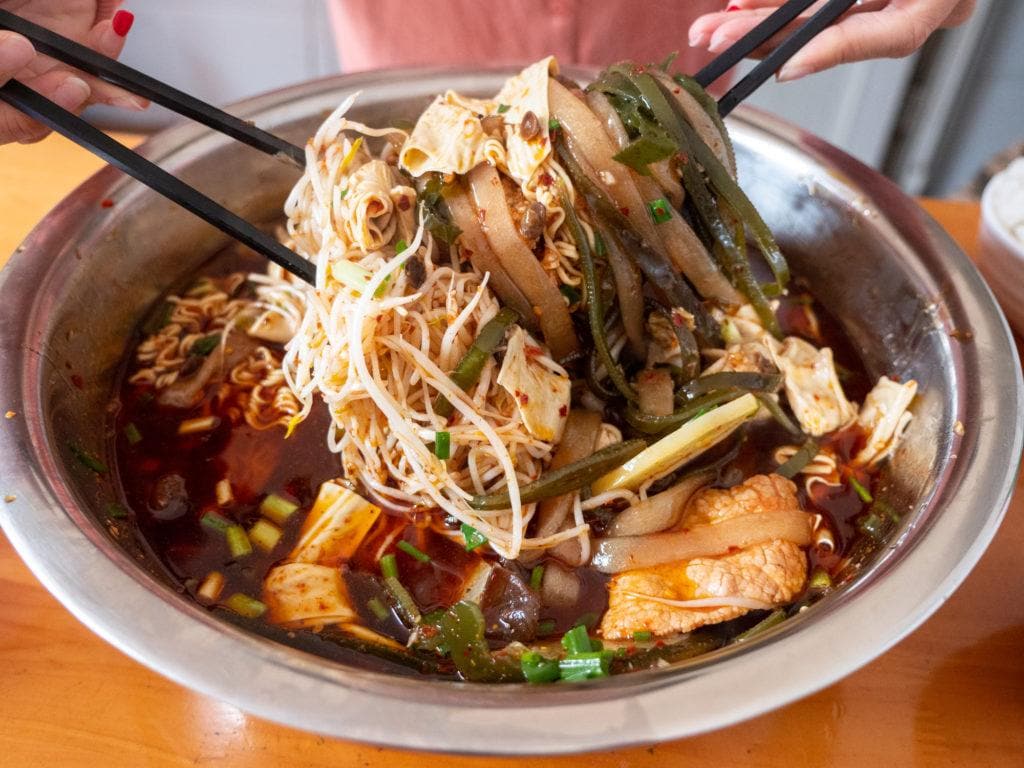 One of the spiciest sichuan foods you can try in china