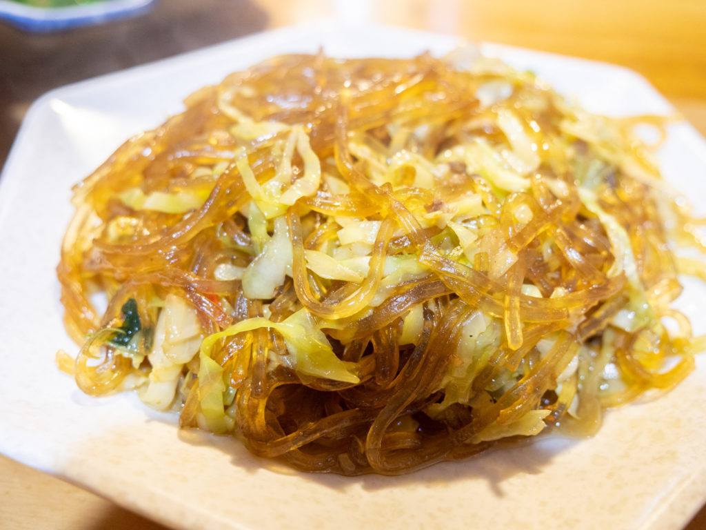 rice noodles with cabbage fensi lianbai