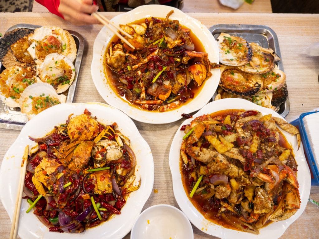Sichuan seafood