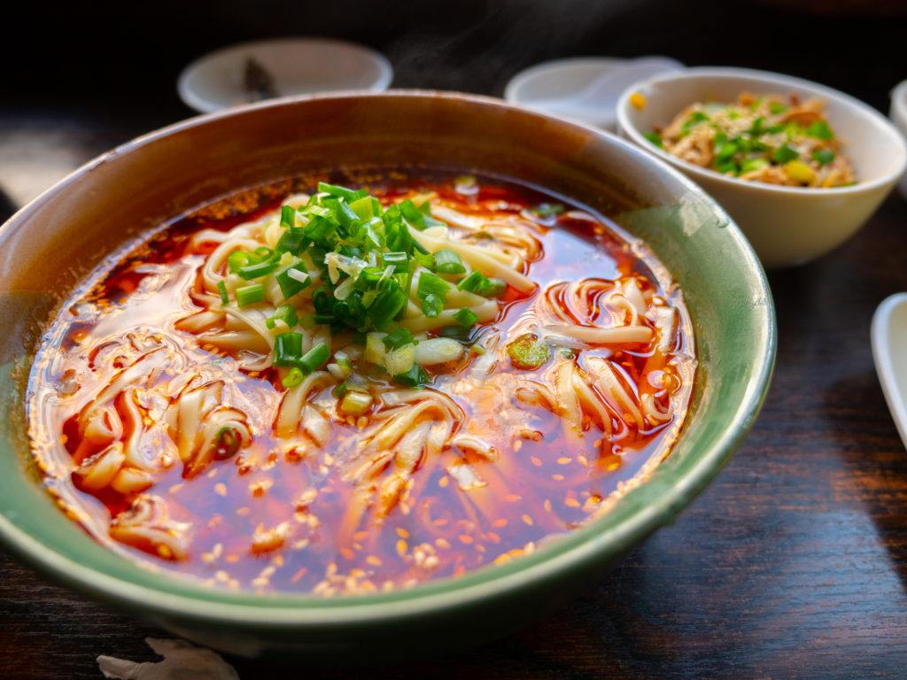 Rabbit noodles in chengdu